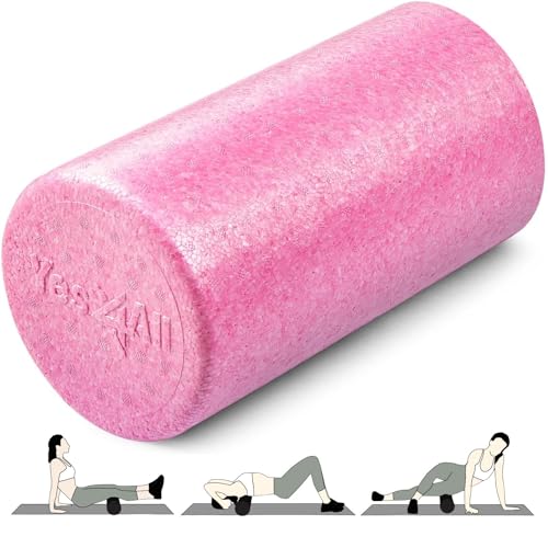 Yes4All High-Density Foam Roller for Back Pain Relief, Yoga, Exercise, Physical Therapy, Muscle Recovery & Deep Tissue Massage - 12, 18, 24, 36 inch