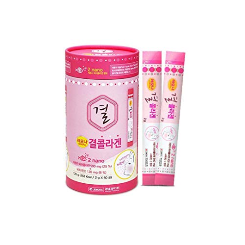 LEMONA COLLAGEN 2 NANO Collagen from Korea (1 bottle contains 60 sachets / 1 sachet with 2 grams)