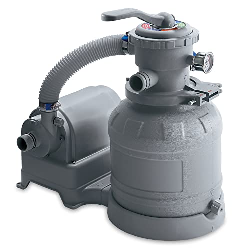 Funsicle 10in Sand Filter Pump for Above Ground Pools, 1100 GPH Flow Rate
