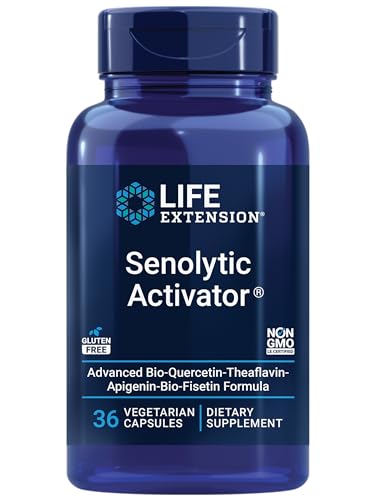 Life Extension Senolytic Activator - with Quercetin, Fisetin - For Immune Support, Anti-Aging & Longevity - Supports Systemic Rejuvenation - Non-GMO, Gluten-Free - 36 Vegetarian Capsules