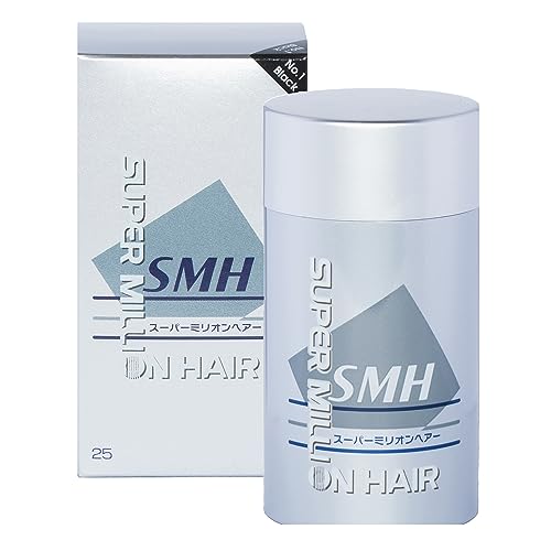 Super Million Hair Building Fibers - 25g Natural Hair Powder Hair Thickener for Thinning Hair Conceal Hair Loss in 10 Seconds Rain Wind Sweat Proof for Women Men SMH-25 01