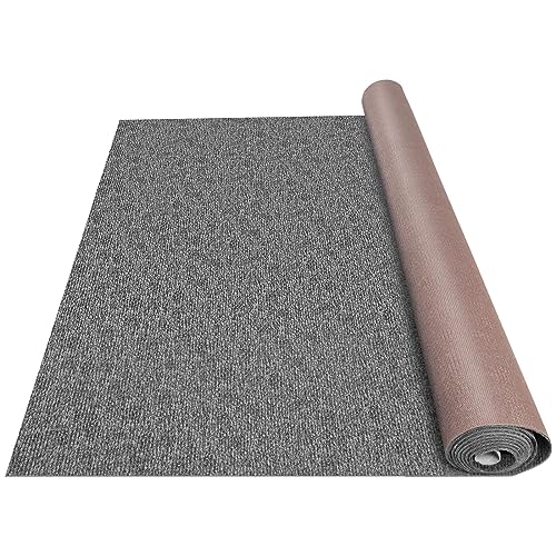 Happybuy Gray Marine Carpet 6 ft x 13.1 ft Boat Carpet Rugs Indoor Outdoor Rugs for Patio Deck Anti-Slide TPR Water-Proof Back Cut Outdoor Marine Carpeting Easy Clean Outdoor Carpet Roll