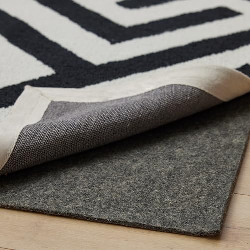 Gorilla Grip Felt and Natural Rubber Stay in Place Slip Resistant Rug Pad, 1/8” Thick, 2x8 FT Protective Padding for Under Area Rugs, Cushioned Gripper Pads, Carpet Runners, Hardwood Floors Protection