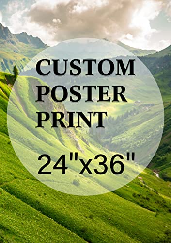 jenesaisquoi Upload Your Photo Image Custom Personalized Photo to Poster Printing Home Decor Wall Art Prints (Unframed, 24