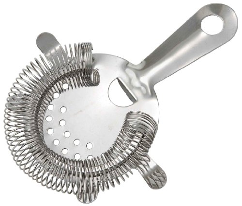 Winco Stainless Steel 4-Prong Bar Strainer