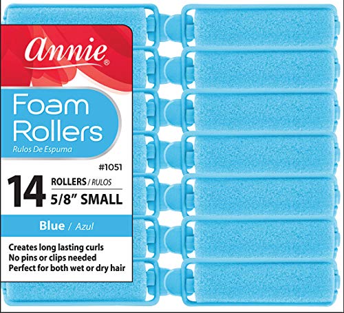 Annie Salon Style Small Foam Hair Rollers - 5/8