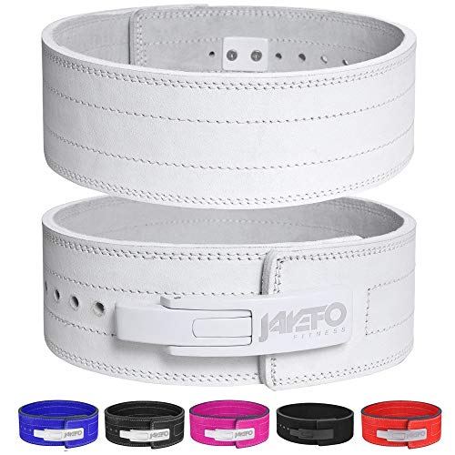 JAYEFO SPORTS LEATHER WEIGHT LIFTING LEVER BELT FOR POWERLIFTING IPF BUCKLE MEN & WOMEN STRONGMAN 10MM WORKOUT DEADLIFTS