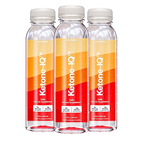 H.V.M.N. Ketone IQ - Get Your Fuel from Ketones. No Sugar, No Salt, No Caffeine. 30 Servings of Drinkable, to Rapidly Elevate Ketone Levels. New & Improved Formulation!