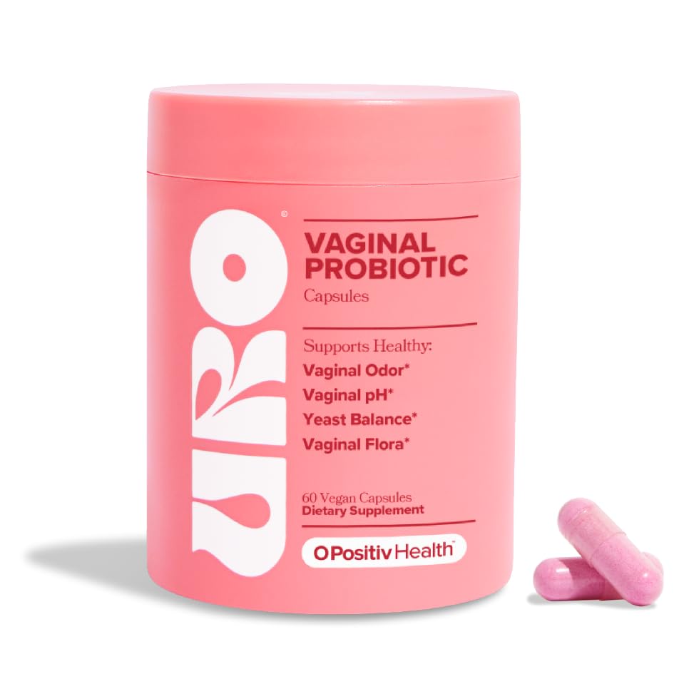 URO Vaginal Probiotics for Women pH Balance with Prebiotics & Lactobacillus Probiotic Blend - Women