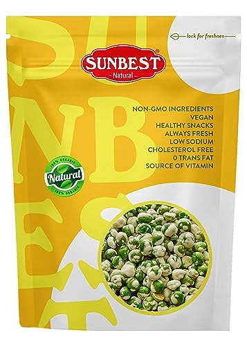 Sunbest Natural - Wasabi Peas, 3 lbs - Spicy and Crunchy Snack | Addictively Bold Flavor