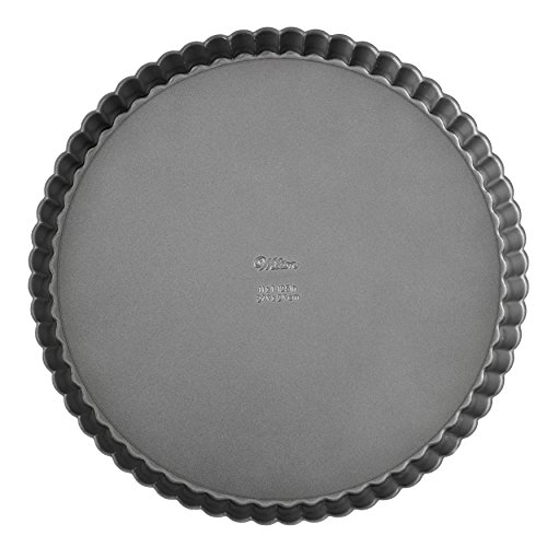 Wilton Excelle Elite Non-Stick - Non-Stick Tart and Quiche Pan with Removable Bottom, 9-Inch, Steel