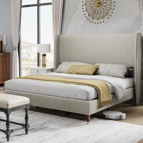 PaPaJet Queen Platform Bed Frame 51.2