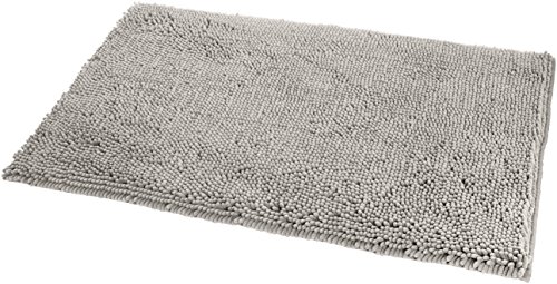 Amazon Basics Non-Slip Microfiber Shag Bathroom Rug Mat, 21