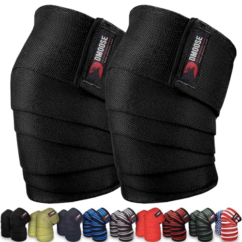 DMoose Fitness Knee Wraps for Lifting - 78