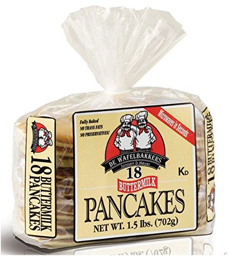 De Wafelbakkers Pancake 18 Fluffy Buttermilk, 8.8 oz (Frozen)