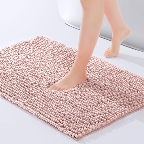 FRESHMINT Chenille Bathroom Rugs Mat 24