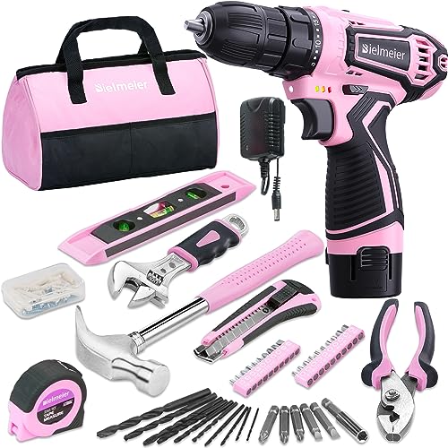 Bielmeier 12V Pink Cordless Drill Set - Essential Women