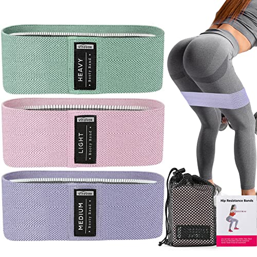 Resistance Bands for Working Out,Booty Bands Set Exercise Bands for Physical Therapy, Stretch Bands for Booty, Legs, Arm, Whole-Body Fitness, Stretching, Women & Men