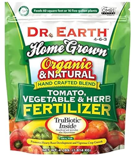 Dr. Earth Organic 5 Tomato, Vegetable & Herb Fertilizer Poly Bag