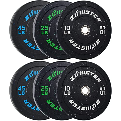 Bumper Plate Olympic Weight Plate High Bounce Bumper Weight Plate with Steel Insert Strength Training Weight Lifting Plate