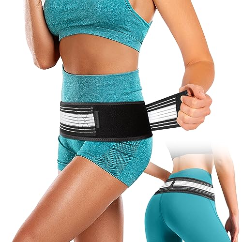 Zekeson Si Belt, Sciatica Belt for Women and Men, Pain Relief for Lower Back, Sacroiliac, Sciatic, Pelvic, Lumbar, Hip, Leg, Sacral，Nerve (XL-XXL, White)