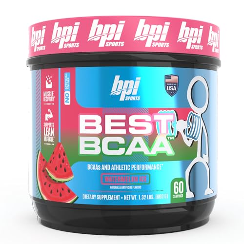 BPI Sports Best BCAA Shredded - Converts Fat to Energy - Weight Loss and Lean Muscle Support - Post-Workout Recovery - Watermelon Ice, 25 Servings, 275 g