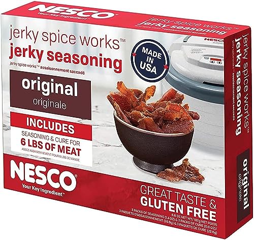 Nesco Original Flavor Jerky Seasoning and Cure for 6 Pounds of Meat