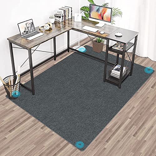 Floor Mat for Office Chair Desk Chair Mat for Carpet Desk Mat for Carpeted Floors Office Rug Hriiiiya Office Chair Mat Floor Protector for Carpeted Version Desk Carpet Anti Slip Rug Pad Hardwood