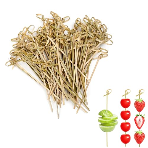 Perfect Stix Bamboo Pick 4 300ct Bamboo Knot Picks, Cocktail and Hors