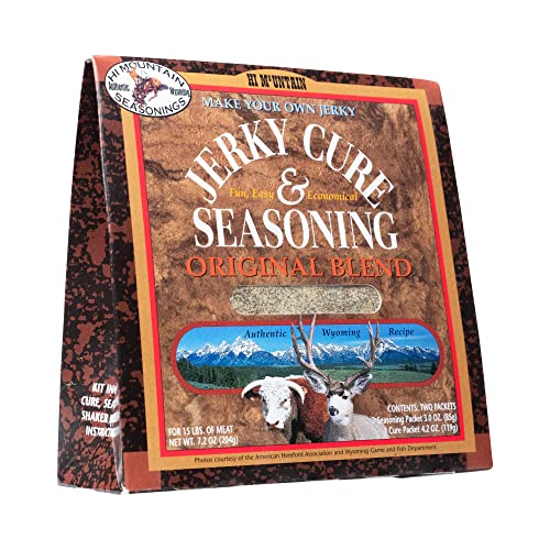 Hi Mountain Jerky Cure & Seasoning Kit - ORIGINAL BLEND, 1 BOX