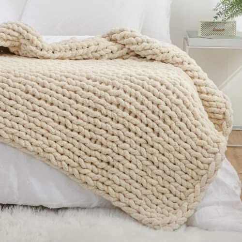 YAAPSU Chunky Knit Blanket Throw 51