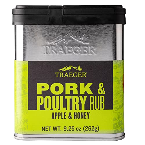 Traeger Grills SPC171 Pork & Poultry Rub with Apple & Honey 9.25 Ounce (Pack of 1)