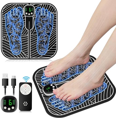 BFAHE EMS Foot Stimulator EMS Foot Massager for Neuropathy, Feet Massager for Plantar Fasciitis, Neuropathy Pain Relief for Feet and Improved Circulation or Muscle Relaxation