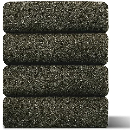 4 Pack Large Bath Towels Set 35