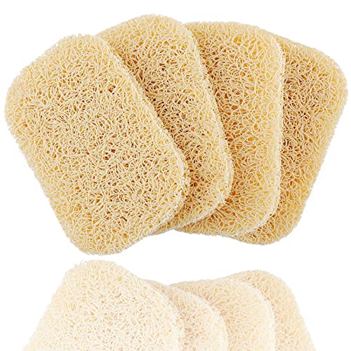 Non-Slip Soap Saver Pads - Self-Draining Soap Bar Holder for Shower, Bathroom and Travel - 4 Piece Beige Set