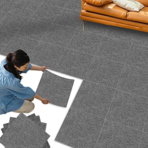 12Pcs Carpet Squares Self Adhesive Carpet Tiles 12